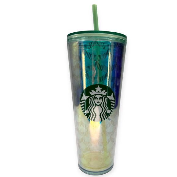 Starbucks Iridescent Mermaid Scale 24 Oz Venti Tumbler - Picture 3 of 8